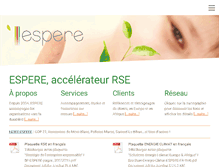 Tablet Screenshot of cabinet-espere.fr